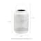 Glitzhome® 9" Cutout Metal Solar Powered Outdoor Hanging Lantern